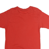 REEBOK Mens Red L Graphic T-Shirt Short Sleeve Crew Neck Cotton Casual
