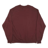 CHAMPION Mens Maroon Chippewa Hills Print Crew Neck XL Cotton Blend Sweatshirt