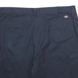 DICKIES Mens Navy Blue Cargo Workwear Shorts 2XL W42 Polyester