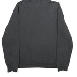 PUMA Mens Charcoal Grey Hoodie M Cotton Blend Pullover Classic Logo