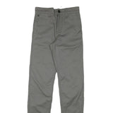 G-STAR Mens Slim Cotton Blend Grey Trousers W24 L32 Zip Classic Straight