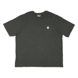 CARHARTT Mens Black Pocket T-Shirt 2XL Short Sleeve Crew Neck Classic Fit