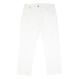 WRANGLER Womens Classic White Denim Jeans W38 L31 Zip Closure