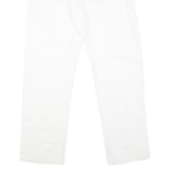 WRANGLER Womens Classic White Denim Jeans W38 L31 Zip Closure