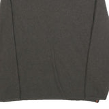 HUGO BOSS Girls Grey Plain Wool Regular Fit Crew Neck Jumper L