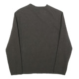 HUGO BOSS Girls Grey Plain Wool Regular Fit Crew Neck Jumper L