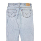 LEVI'S Mens Relaxed Fit Light Blue Denim Jeans W36 L29 Classic Cotton Blend Zip
