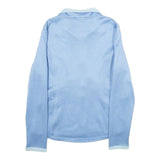 THE NORTH FACE Womens Blue Lightweight Jacket M Polyester Blend Zip Fleece