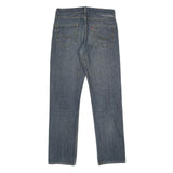 LEVI'S Mens Blue Regular Fit Straight Denim Jeans W32 L32 Classic Cotton Zip