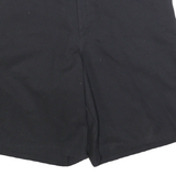 DICKIES Mens Shorts Black Classic Cotton Blend L W36 Workwear Utility Casual