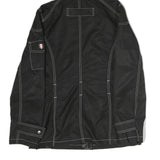 WELLENSTYN Womens Black Zip Jacket L Polyester Plain Contrast Stitching