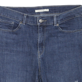 LEVI'S Womens Shorts Blue Casual Denim M W34 Frayed Edge Classic Straight