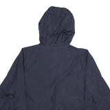 OURAY SPORTSWEAR Mens Navy Blue Hooded Jacket L Polyester Plain Lightweight