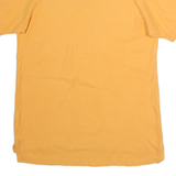 CHAPS Mens Yellow Polo Shirt XL Cotton Short Sleeve Plain Casual