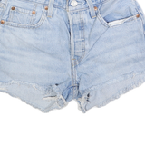 LEVI'S Womens Shorts Blue Denim 501 XS W25 Cut-Off Casual Summer
