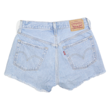 LEVI'S Womens Shorts Blue Denim 501 XS W25 Cut-Off Casual Summer