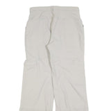 DOMYOS Womens Regular Beige Polyester Zip Trousers W28 L32 Casual Outdoor Wear