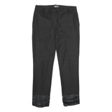 CAMOMILLA Womens Polyester Blend Black Regular Fit Straight Leg Trousers W32 L29