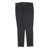 LEVI'S Womens Black Slim Skinny Denim Jeans Cotton Blend W30 L30 Classic Zip