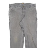 CARHARTT Mens Relaxed Fit Grey Denim Jeans W40 L34 Workwear Casual Zip Fly
