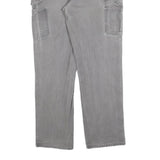 CARHARTT Mens Relaxed Fit Grey Denim Jeans W40 L34 Workwear Casual Zip Fly