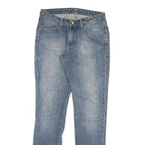 CARHARTT Mens Slim Blue Denim Jeans W28 L32 Cotton Blend Zip Classic Fit