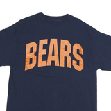 Mens Navy Blue Bears Bland County Football Graphic T-Shirt L Short Sleeve Crew