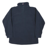 BERGHAUS Womens Navy Blue Jacket L Polyester Blend Plain Zip Outdoor Casual