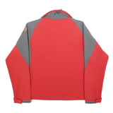 SHERPA Womens Red & Grey Outdoor Jacket S Polyester Softshell Zip Fastening