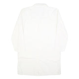 DICKIES Mens White Workwear Shirt L Cotton Durable Long Sleeve Button-Up