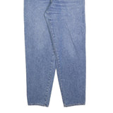Womens Blue Cotton Blend Jeans Regular Straight Denim W28 L30 Classic Zip