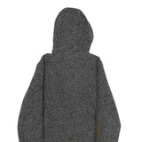 JACK WOLFSKIN Womens Grey Hooded Jacket UK 10 Polyester Blend Toggle Closure