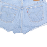 LEVI'S Womens Denim Blue Cut-Off Shorts M W33 Casual Summer Style