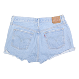 LEVI'S Womens Denim Blue Cut-Off Shorts M W33 Casual Summer Style