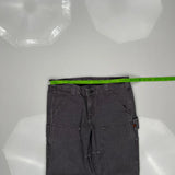 Unbranded Cargo Trousers - 30W UK 10 Grey Cotton Blend