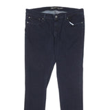 LEVI'S Womens Slim Fit Skinny Dark Blue Denim Jeans Cotton Blend W32 L34