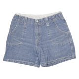 LEVI'S Womens Denim Blue Casual Shorts L W28 Cotton Blend Comfortable Fit