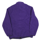 SPEEDO Womens Purple Plain Full Zip Polyester Jumper L Casual Wear Outdoor