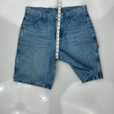 Dickies Denim Shorts - 32W 9L Blue Denim