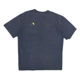 CARHARTT Mens Navy Blue Pocket T-Shirt M Short Sleeve Crew Neck Workwear Casual
