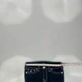 True Religion Boot Cut Jeans - 30W US 4 Dark Wash Cotton Blend