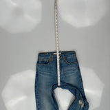 Levis Jeans - 25W UK 6 Blue Denim