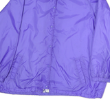 CURRENT SEEN Womens Purple Button Jacket M Polyester Plain Lightweight