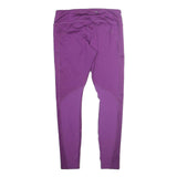 NIKE Womens Violet Purple Joggers L W28 L26 Slim Tapered Fit Polyester