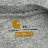 Carhartt T-Shirt - 2XL Grey Cotton