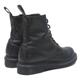 DR MARTENS Womens Lace-Up Leather Boots Black UK 4 Classic Durable Comfort Style