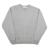 REEBOK Mens Grey Crew Neck 2XL Sweatshirt Cotton Blend Casual Pullover