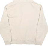 HARD ROCK CAFE Mens White Hoodie S Printed Logo Casual Cotton Blend