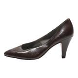 WERNER KERN Pump Heels Brown Leather Womens UK 5.5