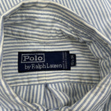Polo By Ralph Lauren Striped Shirt - Medium Blue Cotton